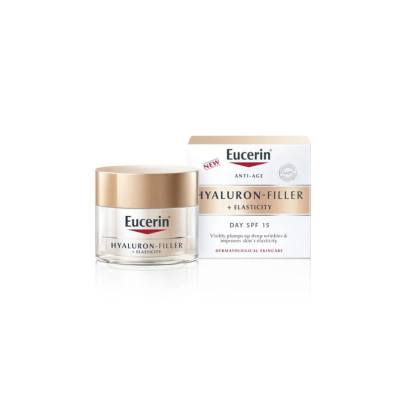 Eucerin Hyaluron Filler + Elasticity Day Cream - 50ml كريم يوسيرين النهاري لملء التجاعيد وزيادة مرونة البشرة - 50 مل