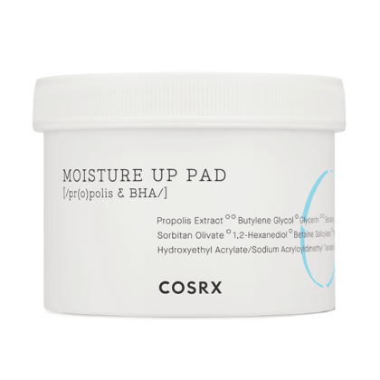 COSRX One Step Moisture Up Cotton Pads - 70 Pads - وسادة قطنية مرطبة من خطوة واحدة من كوسركس - 70 قطعة