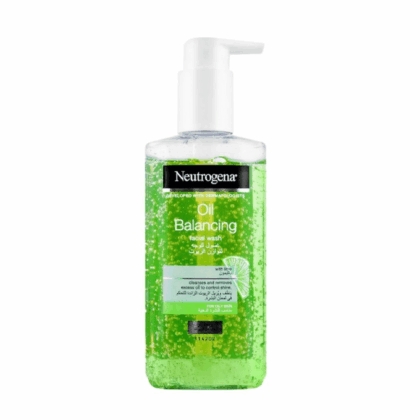 Neutrogena Oil Balancing Facial Wash with Lime - 150ml نيتروجينا غسول منعش لتنظيم زيوت البشرة بالليمون – 150 مل