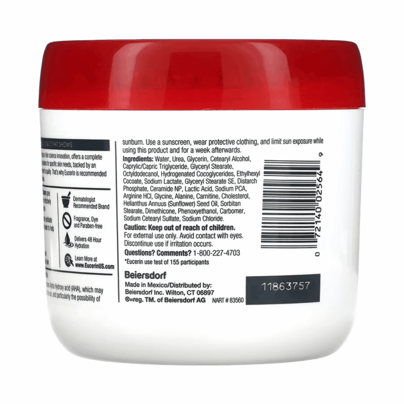 Eucerin Roughness Relief Cream - 454g كريم يوسيرين لعلاج خشونة البشرة - 454 جم - Image 3