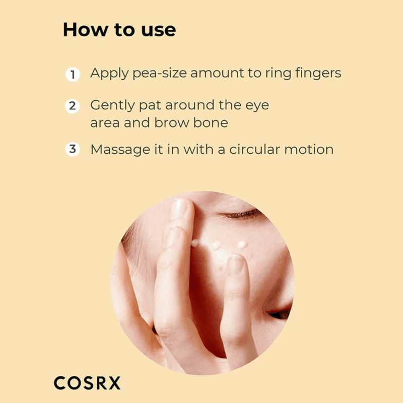 كريم متطور للعين بخلاصة الببتيد والحلزون من كوسركس - 25 مل COSRX Advanced Snail Peptide Eye Cream - 25ml - Image 4