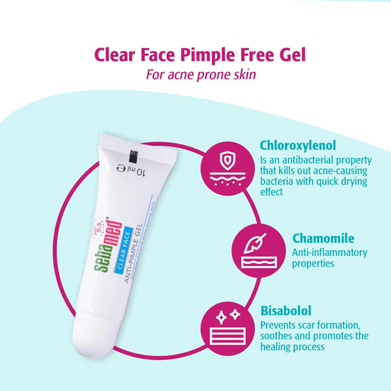 Sebamed Clear Face Anti-Pimple Gel – سيباميد جل مضاد للبثور للوجه - Image 3