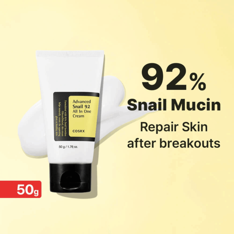 COSRX Advanced Snail 92 All in One Cream – 50ml كوزركس كريم الحلزون 92 المطور – 50 مل - Image 3