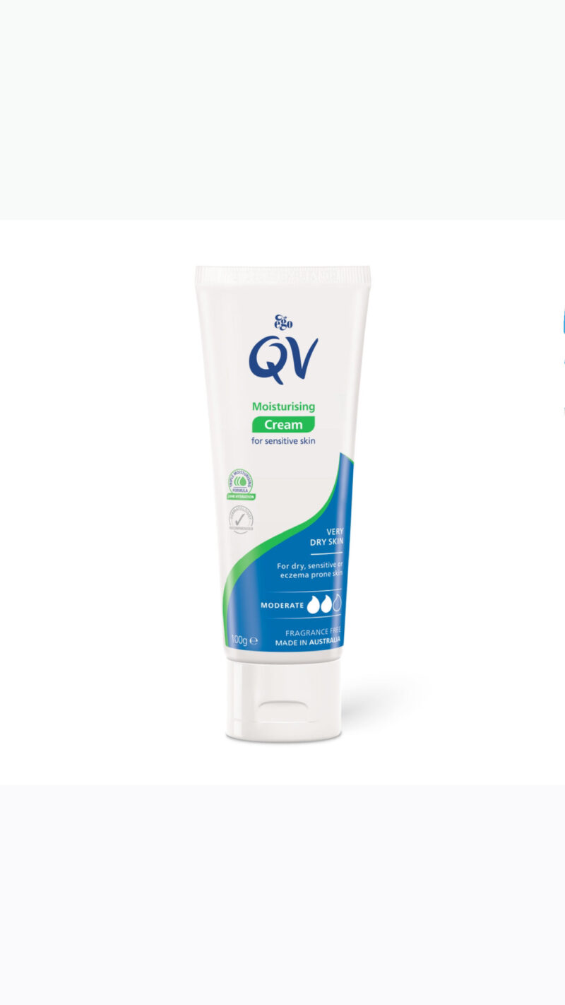 كيو في كريم مرطب للبشرة الحساسة QV Cream Moisturiser for Sensitive Skin