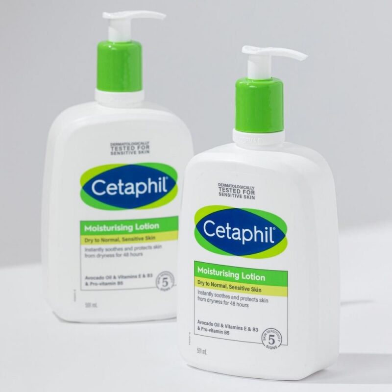 Cetaphil Moisturizing Lotion for Dry to Normal and Sensitive Skin 591g سيتافيل لوشن مرطب للبشرة الجافة إلى العادية والحساسة 591جم