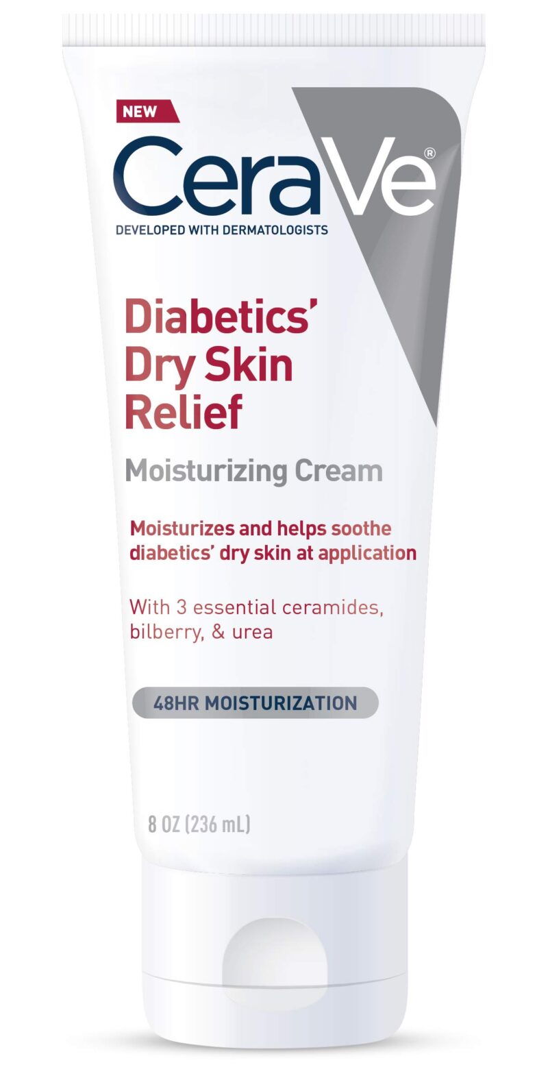 CeraVe Moisturizing Cream for Diabetics’ Dry Skin - 236ml سيرافي كريم مرطب للبشرة الجافة لمرضى السكري - 236 مل