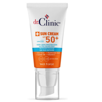 دكتور كلينك واقي شمس للبشرة الجافة والمختلطة بعامل حماية SPF50 Dr.Clinic Sun Cream SPF50 for Dry and Combination Skin