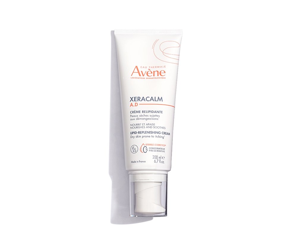 أفين سيكالفيت+ كريم مرمم وواقي للبشرة الجافة والحساسة 200 مل Avène XeraCalm A.D Lipid-Replenishing Cream 200ml