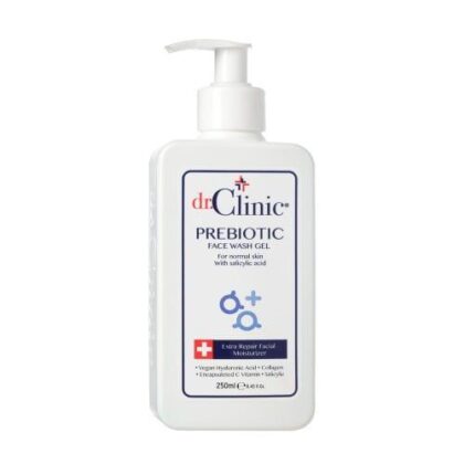 دكتور كلينك غسول جل بريبويتك للبشرة العادية 250 مل Dr.Clinic Prebiotic Face Wash Gel for Normal Skin 250ml