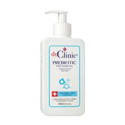 دكتور كلينك غسول جل بريبويتك لجميع أنواع البشرة 250 مل Dr.Clinic Prebiotic Face Wash Gel for All Skin Types 250ml