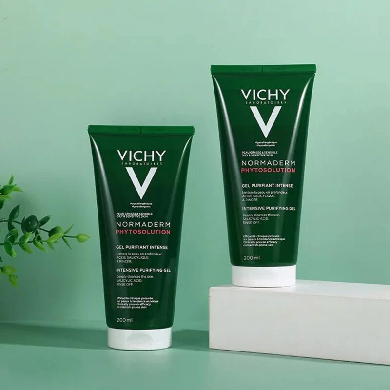 ⁦Vichy Normaderm Phytoaction Daily Deep Cleansing Gel – فيشي نورماديرم جل غسول يومي للبشرة الدهنية بحمض الساليسيليك – 200 مل⁩ - الصورة ⁦2⁩