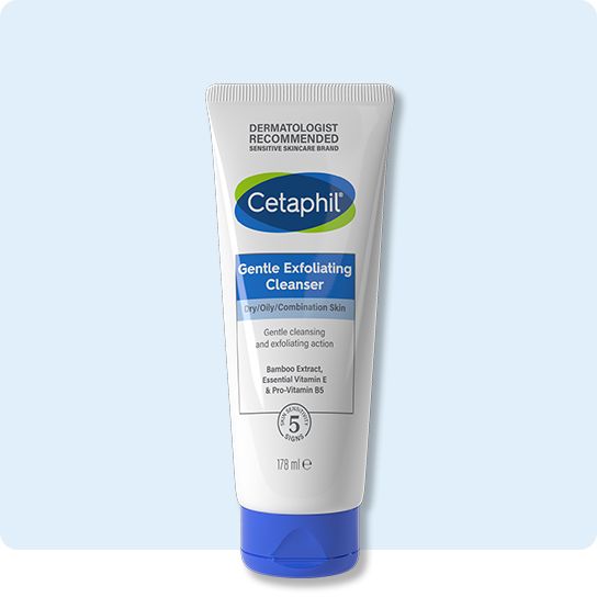 Cetaphil Gentle Exfoliating Facial Cleanser – 178ml سيتافيل غسول لطيف مقشر للوجه – 178 مل