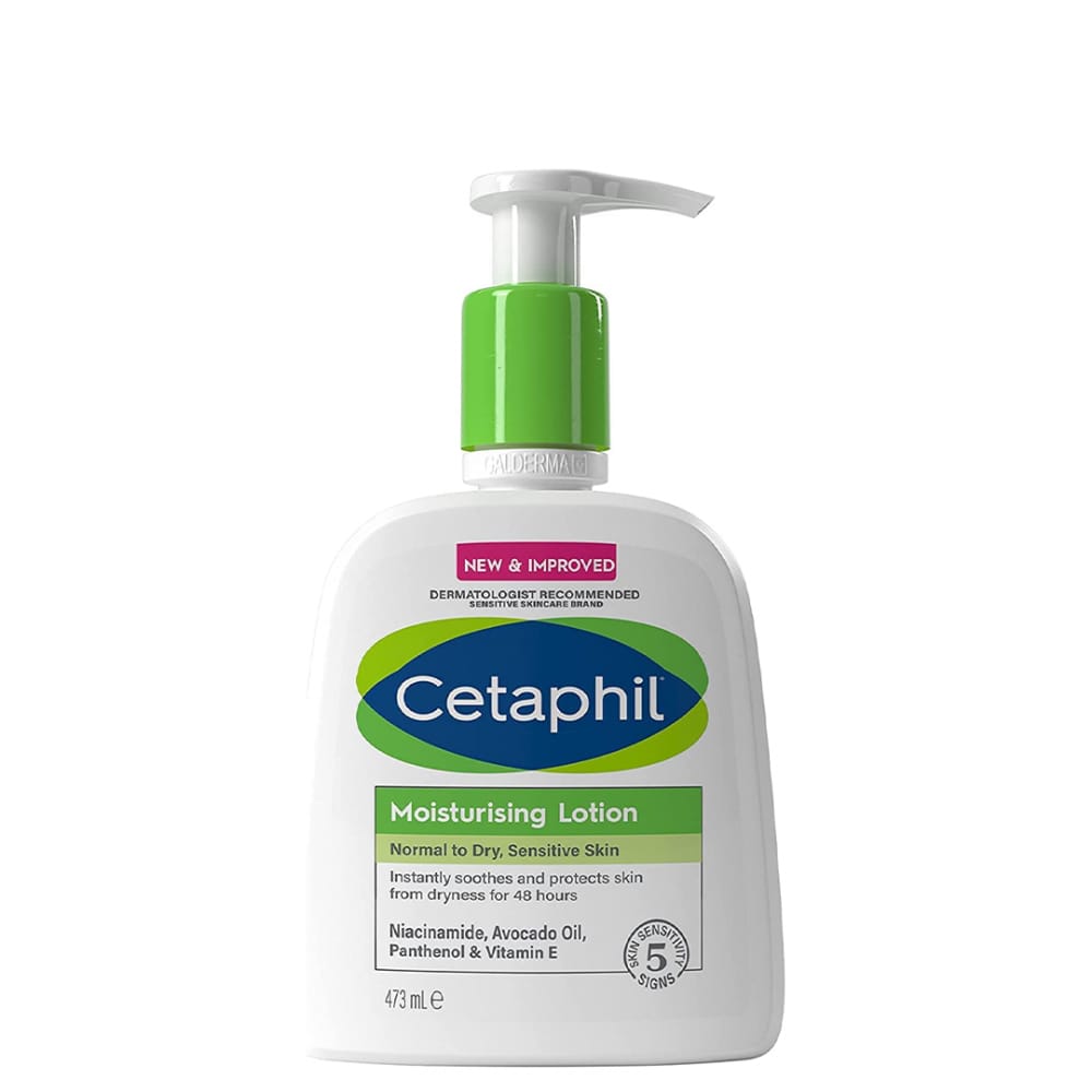 Cetaphil Moisturizing Lotion – 473ml – For Dry & Sensitive Skinسيتافيل لوشن ترطيب للبشرة الجافة والحساسة – 473 مل