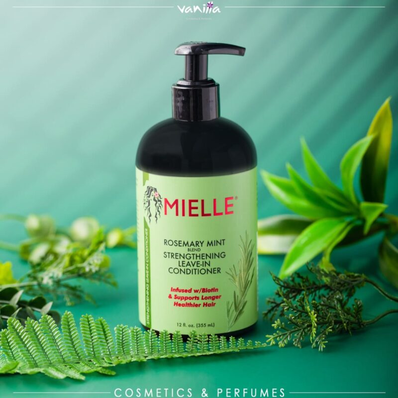 ميلي بلسم ليف إن لتقوية الشعر بالروزماري والنعناع 355 مل Mielle Rosemary Mint Strengthening Leave-In Conditioner 355ml