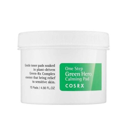 COSRX One Step Green Hero Calming Pad - كوزركس شرائح تهدئة البشرة "الخطوة الخضراء"