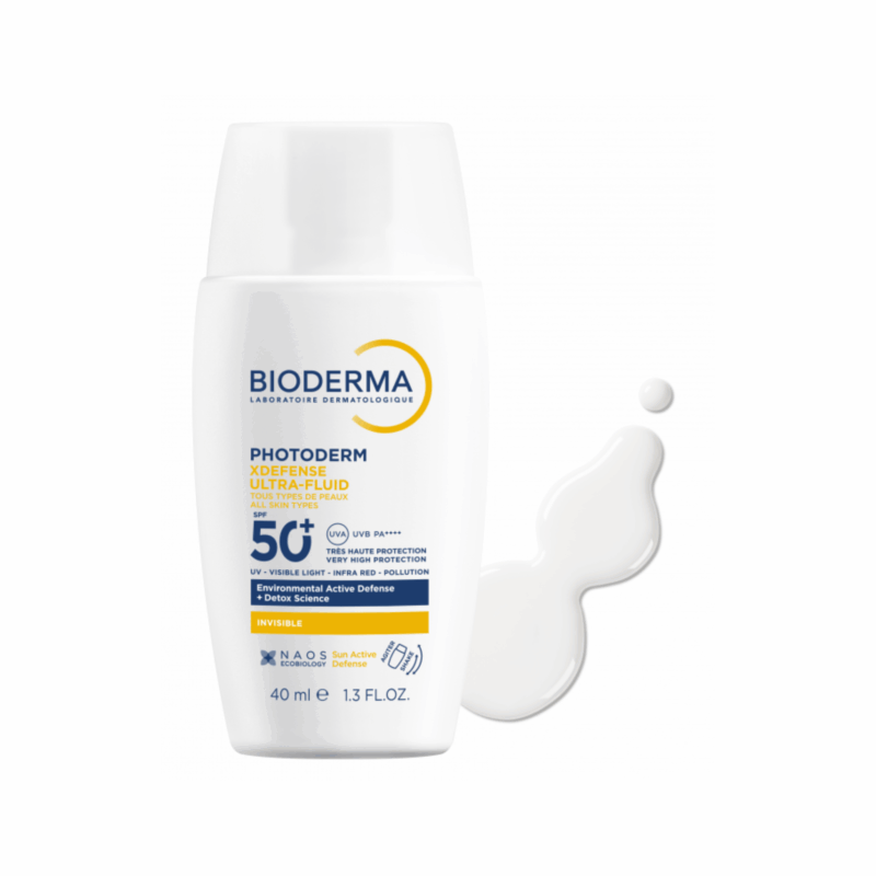 بايوديرما فوتوديرم إكس ديفينس ألترا فلويد SPF50+ إنفزيبل Bioderma Photoderm XDefense Ultra-Fluid SPF50+ Invisible