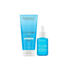 DERMEDIC Hydrain3 Hialuro Cleanser & Serum Set ديرمديك غسول مرطب 200 مل + سيروم مرطب 30 مل