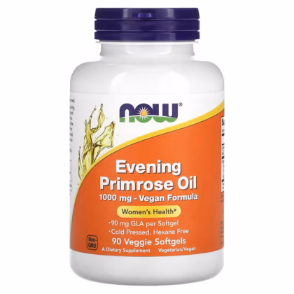 ناو فودز زيت زهرة الربيع المسائية 1,000 ملغ 90 كبسولة نباتية - NOW Foods Evening Primrose Oil 1,000mg 90 Veggie Softgels