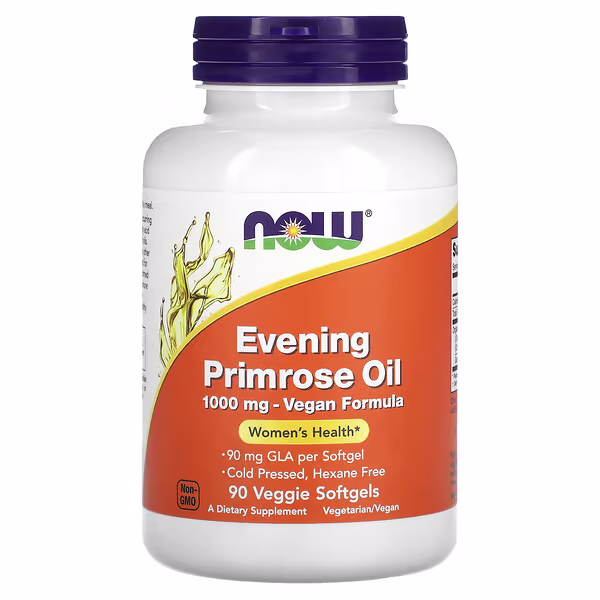 ناو فودز زيت زهرة الربيع المسائية 1,000 ملغ 90 كبسولة نباتية - NOW Foods Evening Primrose Oil 1,000mg 90 Veggie Softgels
