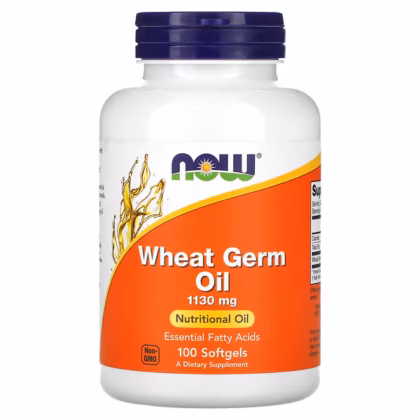 ناو فودز زيت جنين القمح 1130 ملغ 100 كبسولة NOW Foods Wheat Germ Oil 1130 mg 100 Softgels