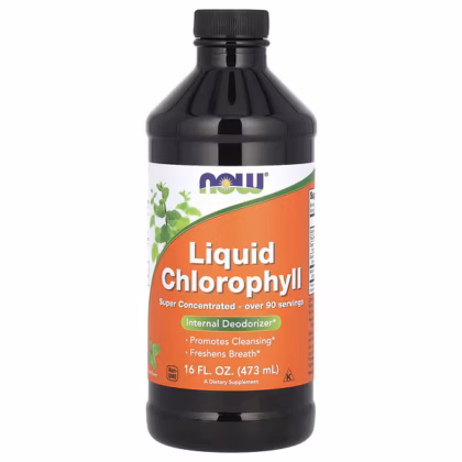 ناو فودز كلوروفيل سائل بنكهة النعناع 473 مل - NOW Foods Liquid Chlorophyll Mint 16 fl oz (473 ml)